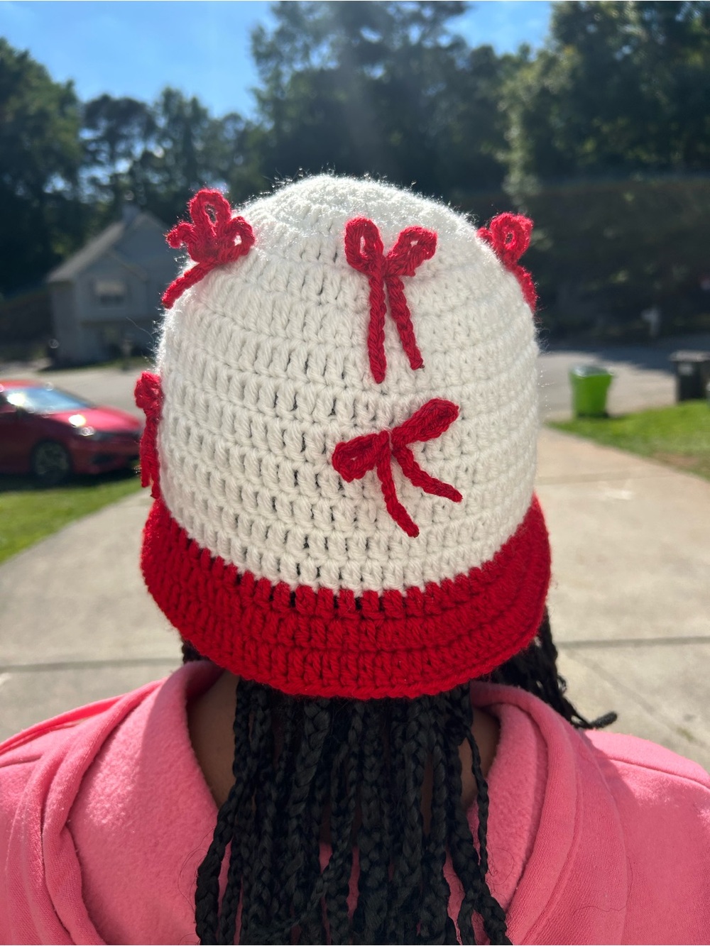 Handmade Crochet Ruffle Hat - Picture 5 of 15